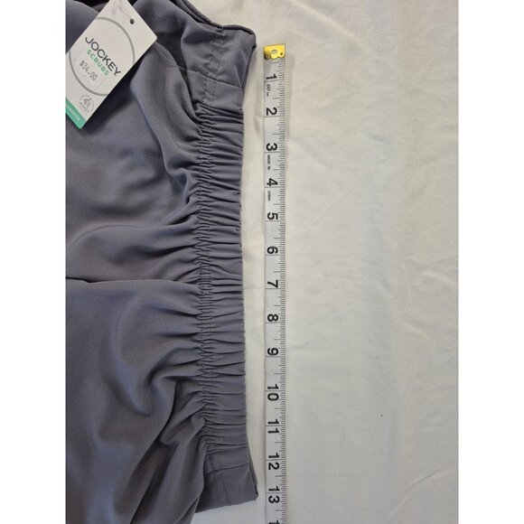 JOCKEY Women's Scrub Set SS Top & Pants Wrinkle Resistant Stretch Pewter Gray XS - Picture 7 of 13